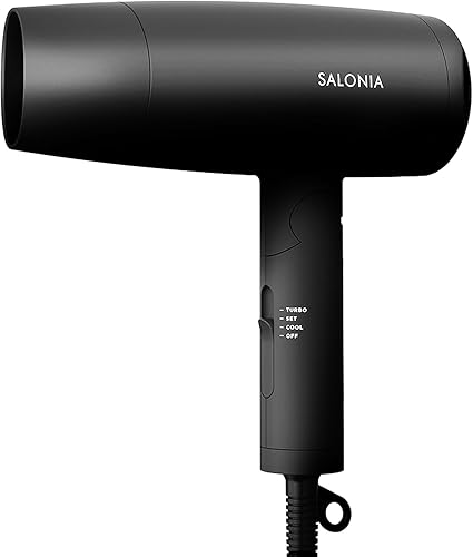 Amazon.co.jp: SALONIA サロニア スピーディーイオン ドライヤー 大風量 速乾 軽量 マイナスイオン ヘアドライヤー SL-013BK ブラック : ホーム＆キッチン
