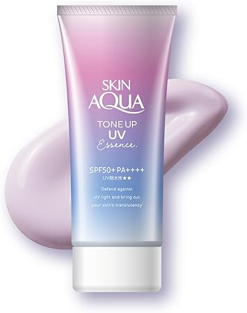 Amazon | スキンアクア (skin aqua) トーンアップ UV エッセンス 日焼け止め 透明感アップ 心ときめくサボンの香り ラベンダー SPF50+ PA++++ | スキンアクア | 化粧水 通販