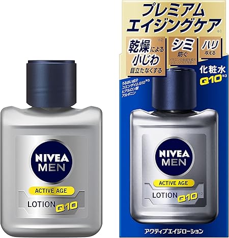 Amazon | ニベアメン【Amazon.co.jp 限定】【医薬部外品】ニベアメン アクティブエイジローション メンズ化粧水 [ ハリ・ツヤを与える ][ シミ・ソバカスを防ぐ ] [ ノンアルコールタイプ ] [ 無香料 ]化粧水本体 110ミリリットル (x 1) | ニベアメン | 化粧水 通販