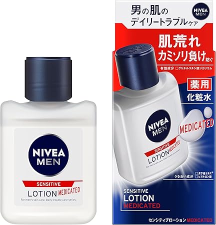 Amazon.co.jp: 【医薬部外品】ニベアメン センシティブローション [ メンズ化粧水 ] [ 敏感肌 ] [ カミソリ負けを防ぐ ] [ 肌トラブルを防ぐ ] [ ヒゲそり後の薬用スキンケア ] : ビューティー