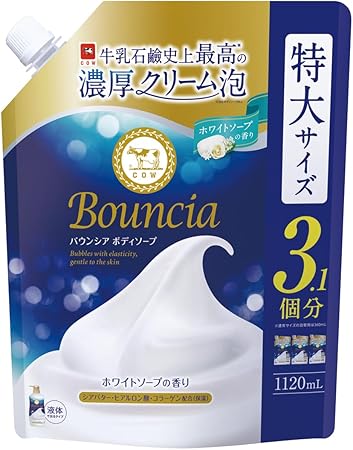 Amazon.co.jp: バウンシア ボディソープ ホワイトソープの香り 詰替用 1120mL : ビューティー