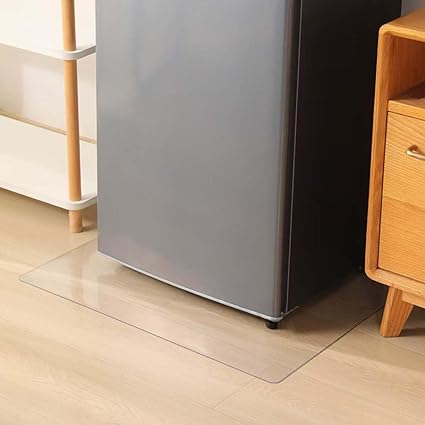 Amazon.co.jp: 冷蔵庫 マット キズ防止 凹み防止 冷蔵庫マット 65×70cm 厚さ2.0mm クリア エンボス加工 床保護シート 滑り止め 床暖房対応 傷防止 下敷 : 大型家電