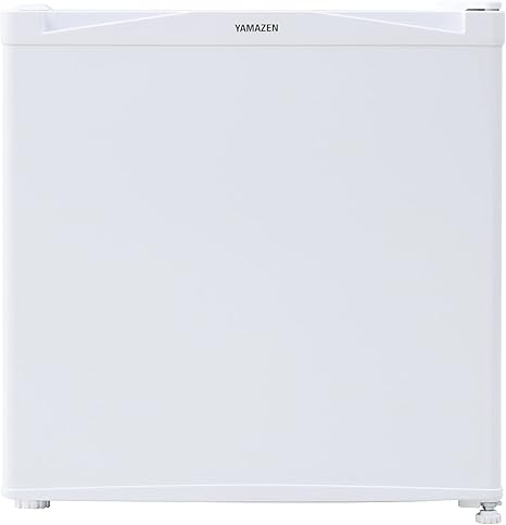 Amazon.co.jp: [山善] 冷蔵庫 46L 右開き YFR-51(W) ホワイト 一人暮らし 小型 1ドア 静音 省エネ 製氷スペース付き : 大型家電
