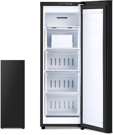 Amazon.co.jp: アイリスオーヤマ 冷凍庫 スリム 80L ブラック スキマックス IUSN-S8C-B 前開き式 自動霜取り 幅35.6cm 新生活 : ドラッグストア