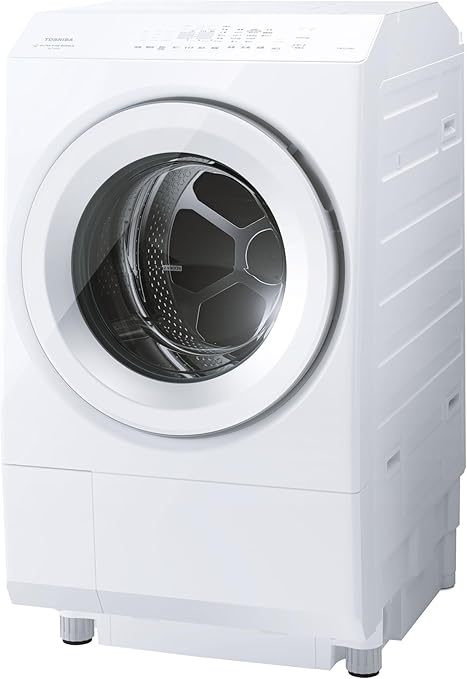 Amazon | TOSHIBA(東芝) ドラム式洗濯乾燥機 幅60㎝ 洗濯12kg 乾燥7kg 左開き TW-127XM3L(W) グランホワイト 大風量乾燥 Ag+抗菌水 洗剤自動投入 | 東芝(TOSHIBA) | 洗濯乾燥機 通販