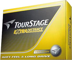 Amazon.co.jp: BRIDGESTONE(ブリヂストン) ゴルフボール TOURSTAGE エクストラディスタンス 1ダース( 12個入り) イエロー TEYX : スポーツ＆アウトドア