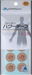 Amazon | ファイテン(phiten) パワーテープ X30 50マーク【肩こり】【首こり】【腰痛】【リラックス】【パフォーマンスサポート】 | phiten(ファイテン) | 磁気・チタン・ゲルマニウムアクセサリー