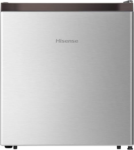 Amazon | ハイセンス 小型 冷蔵庫 幅44.5cm 45L シルバー HR-A45S 1ドア 右開き ステンレスドア 静音 | Hisense | 冷蔵庫 通販