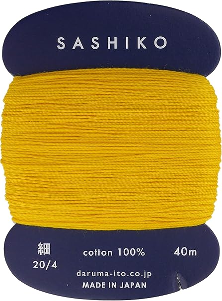 Amazon.co.jp: Daruma 横田(Yokota) ダルマ 刺し子糸 〈細〉 カード巻き Col.204 40m 01-2400 : おもちゃ