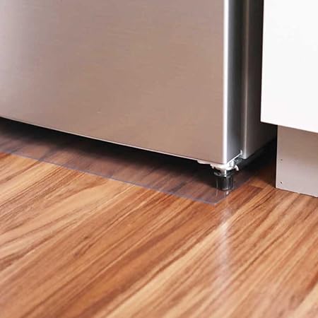 Amazon.co.jp: Confis 冷蔵庫マット【サッと拭くだけ】透明 62×53cm クリアマット エンボス加工 厚み1.5mm 撥水 PVCマット お手入れ簡単 床保護マット 床暖房対応 フリーカット 角丸カット 防カビ 防臭 傷防止マット : 大型家電