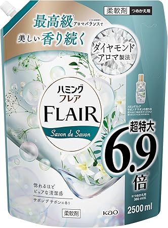 Amazon.co.jp: ハミングフレア サボンデサボン 詰め替え大容量 2500ml : ドラッグストア