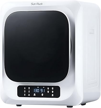 Amazon | SunRuck 小型衣類乾燥機 乾きくん 3kg ホワイト 小型 タッチパネル ドラム式 時短 エコ 省エネ SR-ASMN206-W | Sun Ruck | 衣類乾燥機 通販