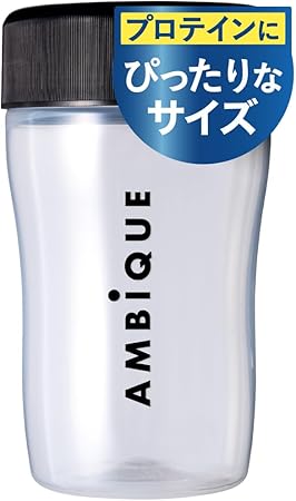 Amazon.co.jp: AMBiQUE アンビーク プロテイン シェイカー シェーカーボトル ポリプロピレン 半透明 (350ml) : スポーツ＆アウトドア