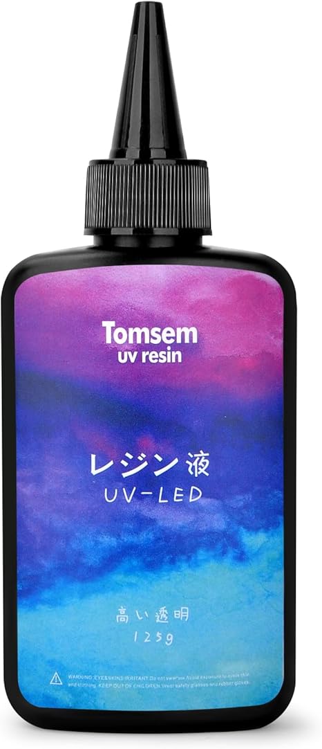 Amazon | Tomsem レジン液 125g UV/LED対応 高い透明 詰替用 大容量 レジン液 ハードタイプ DIYクラフトデコレーション-キャスティング＆コーティング UVレジン液 低刺激性 レジン | UVレジン液 通販