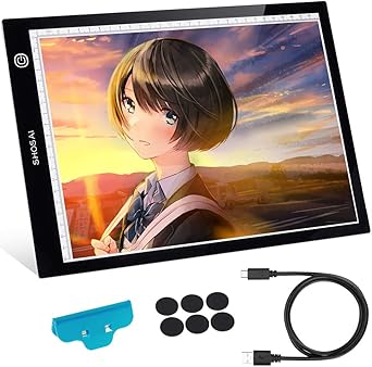 Amazon | 匠彩 トレース台 A4 和遥キナ先生推薦LED高輝度ライトボックス 無段調光ライトテーブル 低色温度 | トレーサー 通販