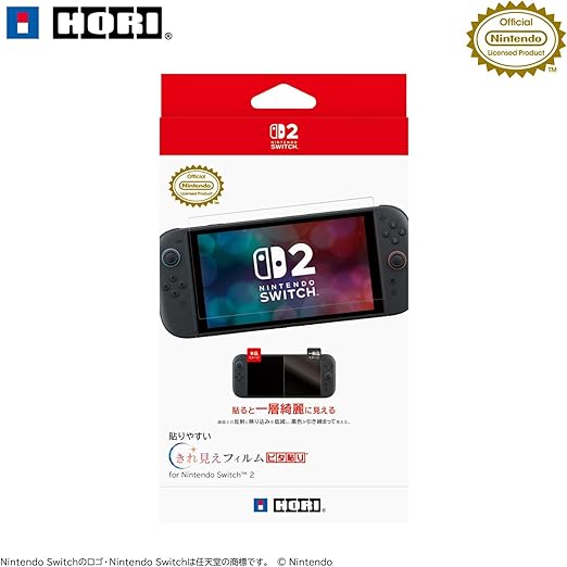 Amazon.co.jp: 【任天堂ライセンス商品】貼りやすい きれ見えフィルム“ピタ貼り” for Nintendo Switch™ 2【Switch2専用】 : ゲーム