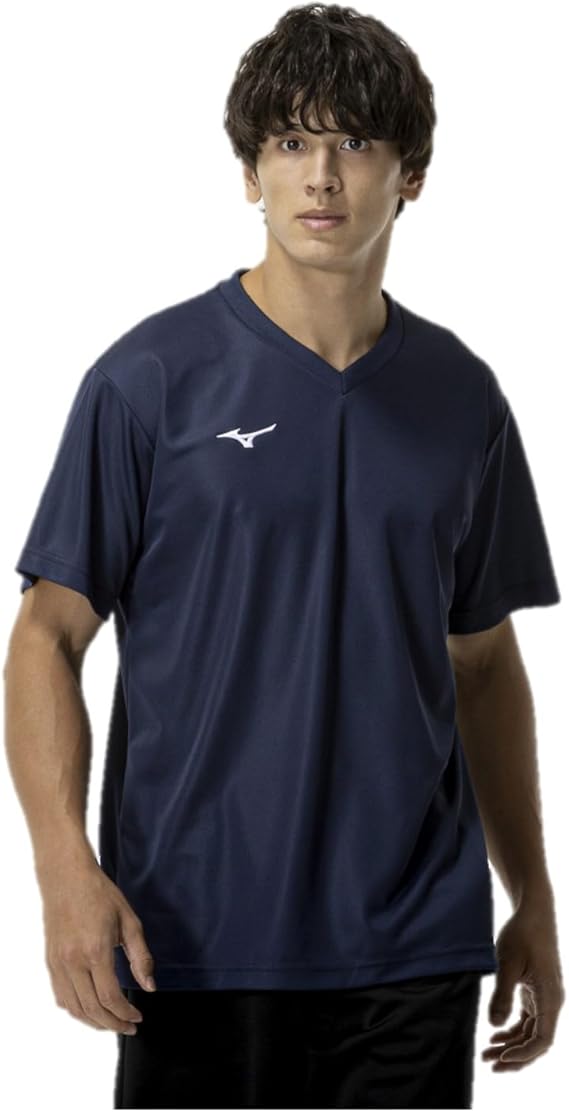 Amazon.co.jp: [ミズノ] トレーニングウェア 半袖 Tシャツ ナビドライ Vネック 吸汗速乾 インナー 肌着 32MAC191/32MA1191 : ファッション