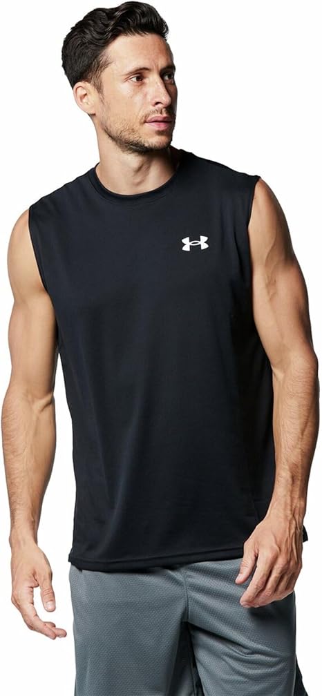 Amazon | [アンダーアーマー] トレーニングT-シャツ UAテック スリーブレス メンズ | Tシャツ・カットソー 通販