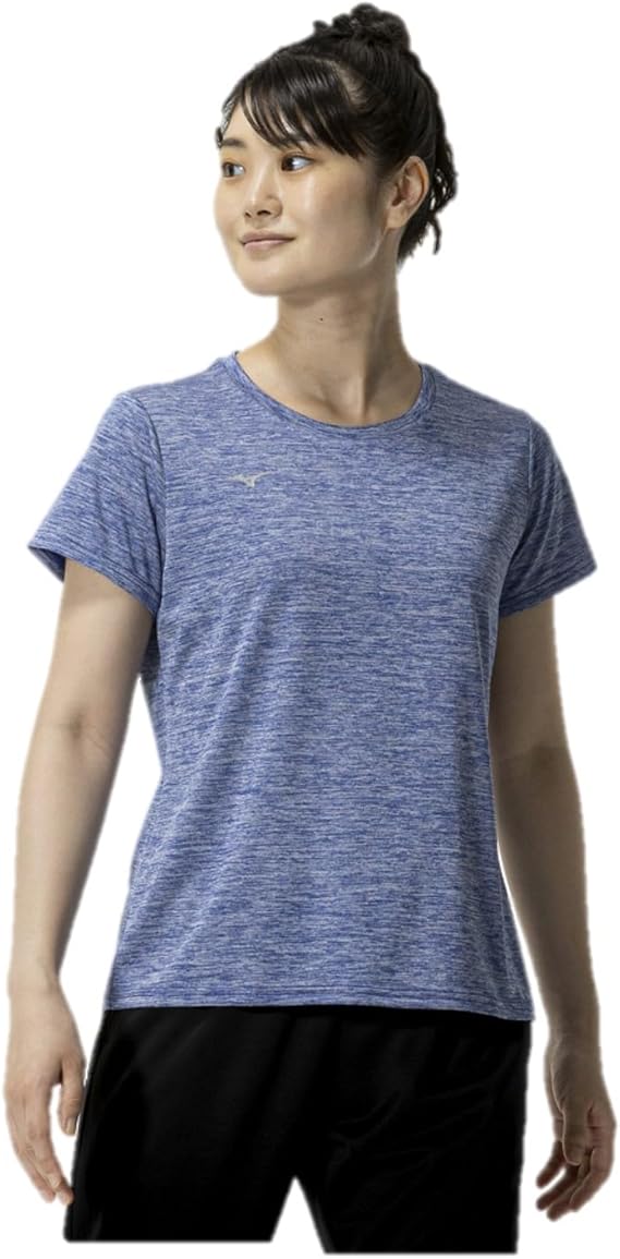 Amazon.co.jp: [ミズノ] トレーニングウェア 半袖 Tシャツ ナビドライ 吸汗速乾 インナー 肌着 UPF15 日焼け防止 32MAC390/32MAC394 レディース : ファッション