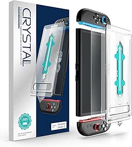 Amazon.co.jp: Nysera ガラスフィルム 【2枚入り】｜Switch2（2025）対応・ズレずに一発貼り・自動貼り付けキット付き・気泡ゼロ・指紋防止・9H強化ガラス・高透過スクリーン保護 : ゲーム